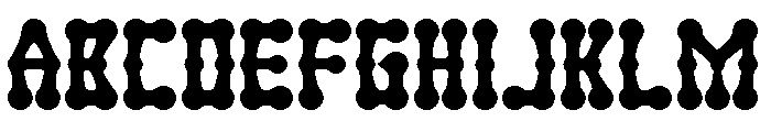 SKELETON ARMY Bold Font UPPERCASE