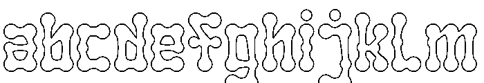 SKELETON ARMY-Hollow FONT