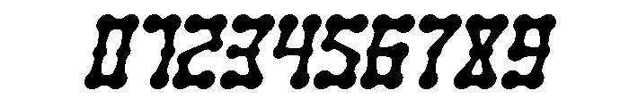 SKELETON ARMY Italic Font OTHER CHARS