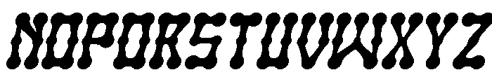 SKELETON ARMY Italic Font UPPERCASE