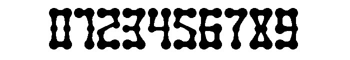 SKELETON ARMY-Light Font OTHER CHARS