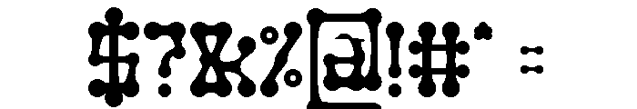 SKELETON ARMY-Light Font OTHER CHARS