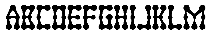 SKELETON ARMY-Light Font UPPERCASE