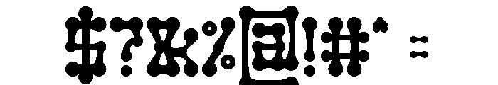 SKELETON ARMY Font OTHER CHARS