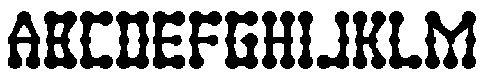 SKELETON ARMY Font UPPERCASE