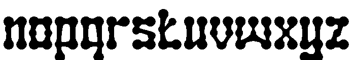 SKELETON ARMY Font LOWERCASE