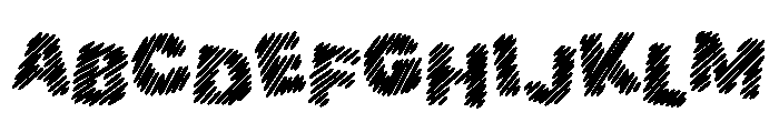 SKETCHARUSH Font UPPERCASE