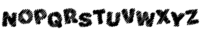 SKETCHARUSH Font UPPERCASE