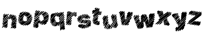 SKETCHARUSH Font LOWERCASE