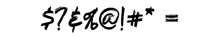 SKETCHY NEO Font OTHER CHARS