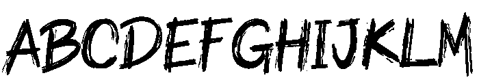 SKETCHY NEO Font UPPERCASE