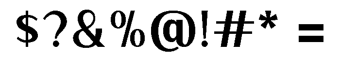Skannia Font OTHER CHARS