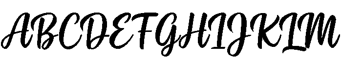 Skayla Font UPPERCASE