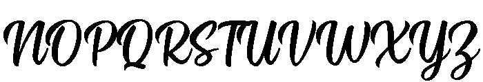 Skayla Font UPPERCASE