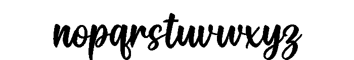 Skayla Font LOWERCASE