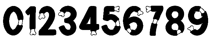 Skeletonic Bone Font OTHER CHARS