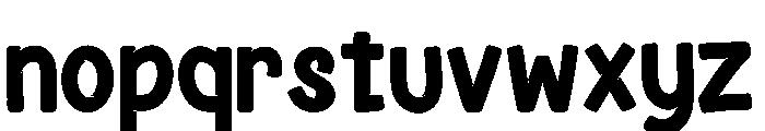 Skeletonic Plain Font LOWERCASE