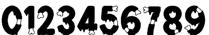 Skeletonic Font OTHER CHARS