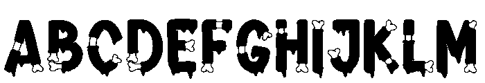 Skeletonic Font UPPERCASE