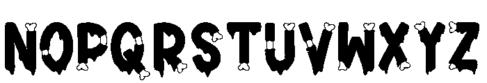Skeletonic Font UPPERCASE