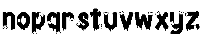 Skeletonic Font LOWERCASE
