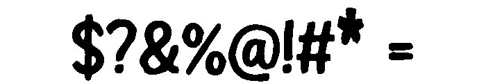 Sketch_Marker Font OTHER CHARS