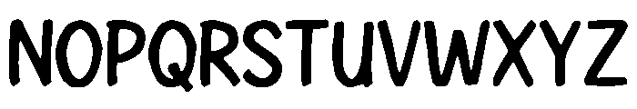 Sketch_Marker Font UPPERCASE