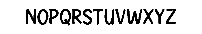 Sketch_Marker Font LOWERCASE