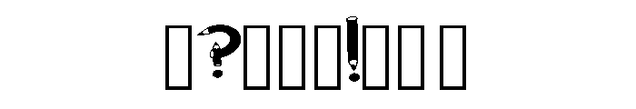 Sketch Pencil By Squeeb Regular Font OTHER CHARS