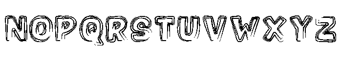 Sketch Regular Font UPPERCASE