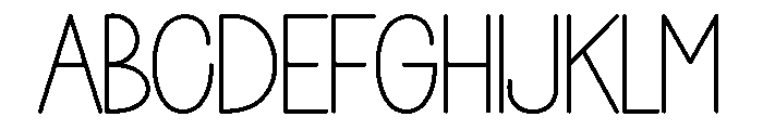 Sketch Wonderful Font UPPERCASE