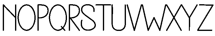 Sketch Wonderful Font UPPERCASE