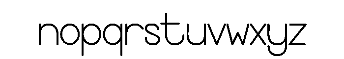 Sketch Wonderful Font LOWERCASE