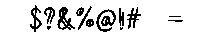 SketchBeat Font OTHER CHARS