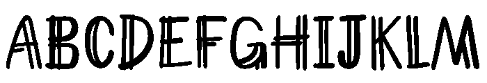 SketchBeat Font UPPERCASE