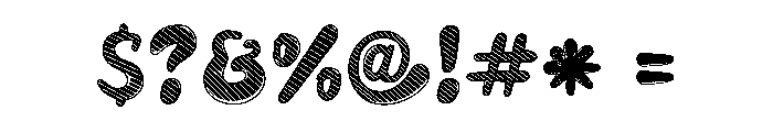 Sketcha Font OTHER CHARS