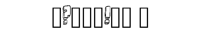Sketchblock By Squeeb C Regular Font OTHER CHARS