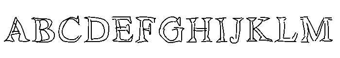 Sketchbook Mood Medium Font UPPERCASE