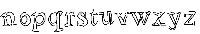 Sketchbook Mood Medium Font LOWERCASE