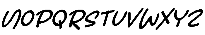 Sketchino Italic Italic Font LOWERCASE
