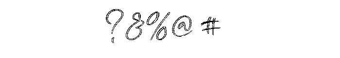 Sketchora Font OTHER CHARS