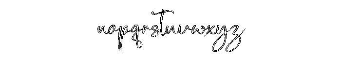 Sketchora Font LOWERCASE