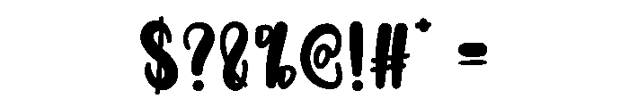 Sketchy Handwritten Font OTHER CHARS