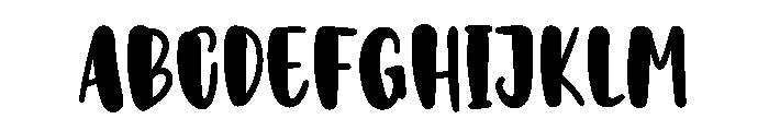 Sketchy Handwritten Font UPPERCASE