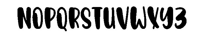 Sketchy Handwritten Font LOWERCASE