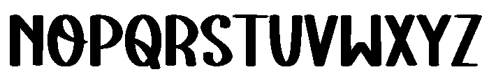 Sketchy Heart Font UPPERCASE