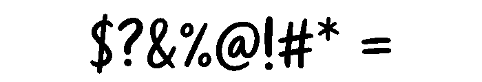 Sketchy Smile Font OTHER CHARS