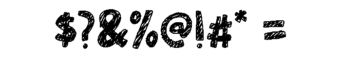 Sketsaku Font OTHER CHARS