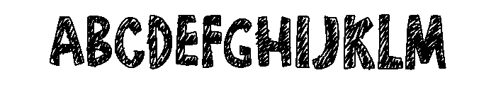 Sketsaku Font UPPERCASE