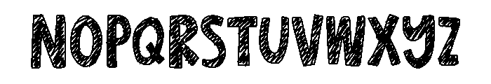 Sketsaku Font LOWERCASE